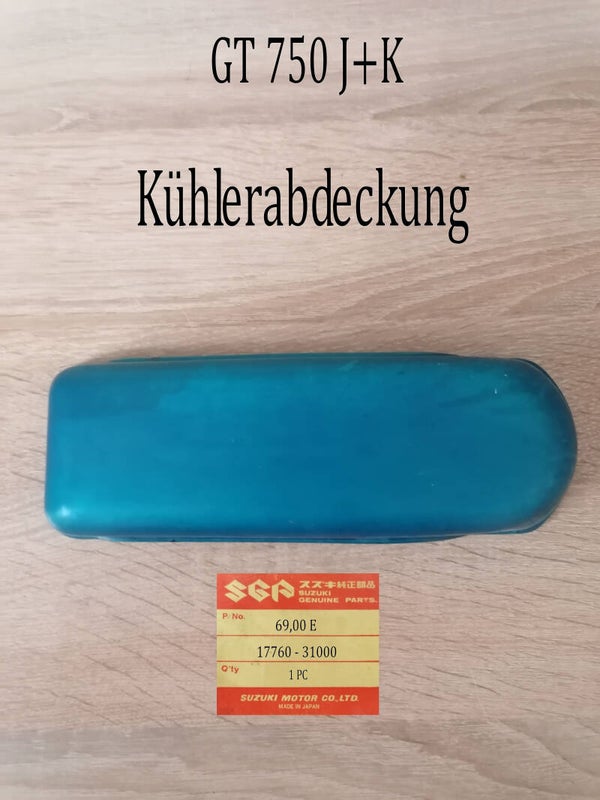 Suzuki GT 750 J+K Kühlerabdeckung gebraucht.