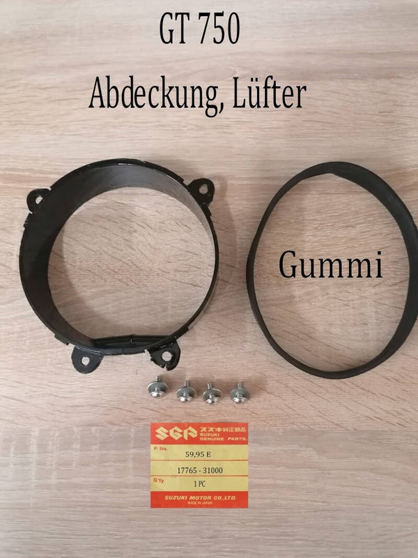 Suzuki GT 750 Abdeckung Lüfter