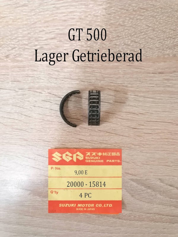 Suzuki GT 500 + T 500 Lager Getrieberad gebraucht.
