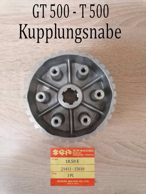Suzuki GT 500 + T 500 Kupplungsnabe gebraucht.