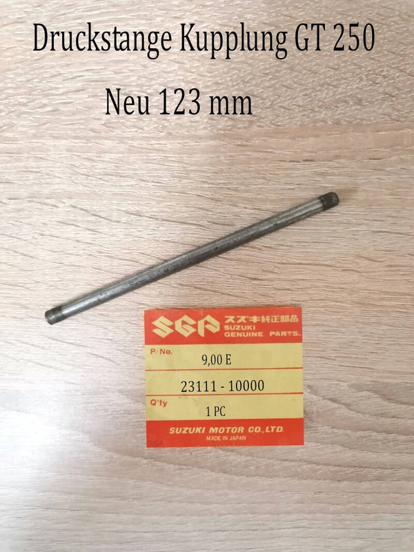 Suzuki GT 250 Druckstange Kupplung neu.