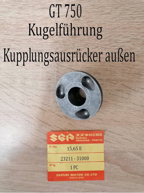 Suzuki GT 750 Kugelführung Kupplungsausrücker außen gebraucht.