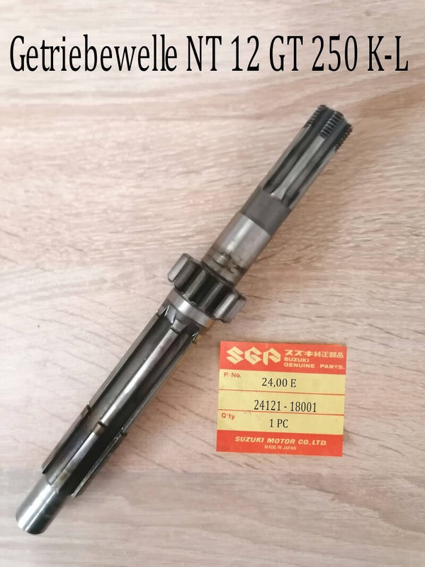Suzuki GT 250 Getriebewelle NT 12