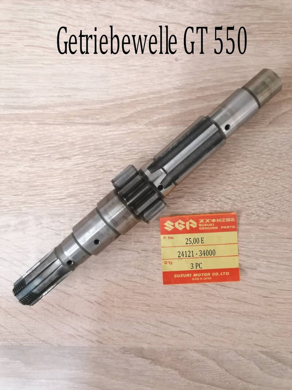 Suzuki GT 550 Getriebewelle gebraucht.
