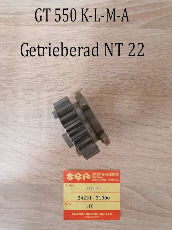 Suzuki GT 550 Getrieberad NT 22 gebraucht.