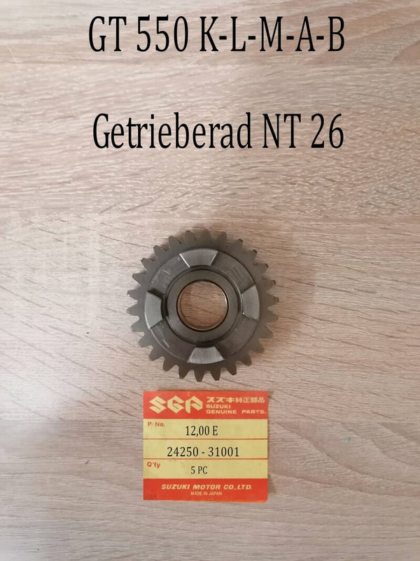 Suzuki GT 550 Getrieberad NT 26