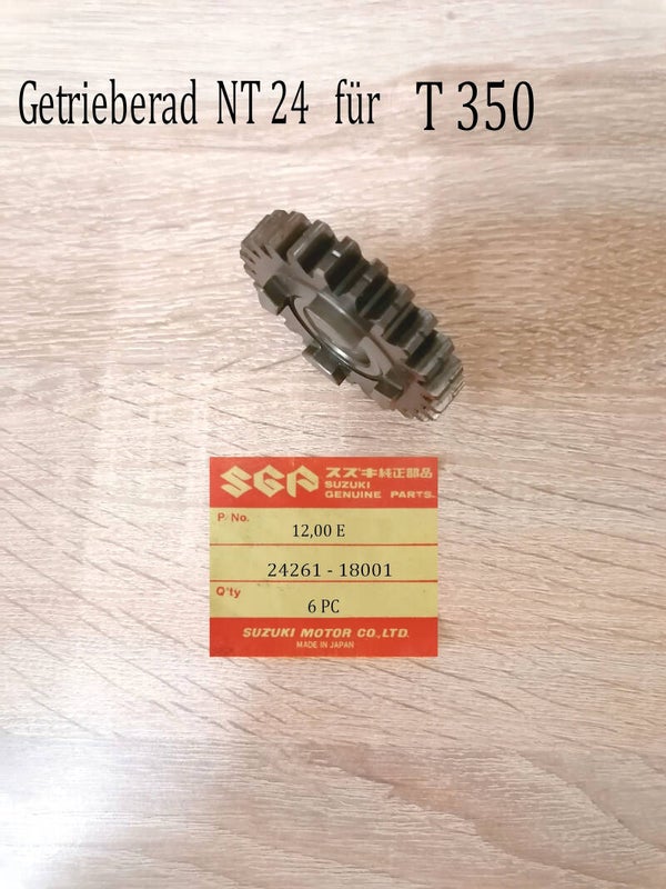Suzuki T 350 Getrieberad NT 24 gebraucht.