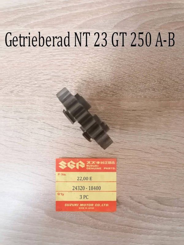 Suzuki GT 250 Getrieberad NT 23 gebraucht.