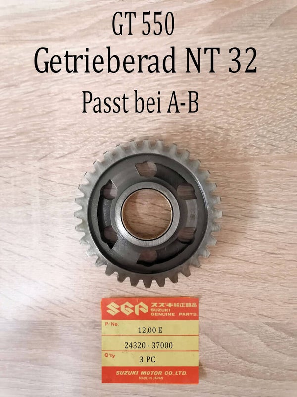 Suzuki GT 550 Getrieberad NT 32 gebraucht.