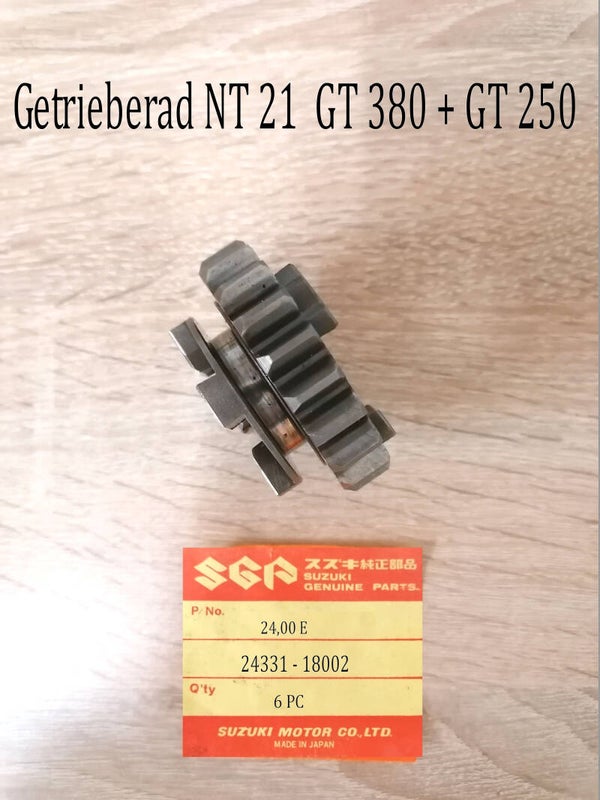 Suzuki GT 250 Getrieberad NT 21 gebraucht.