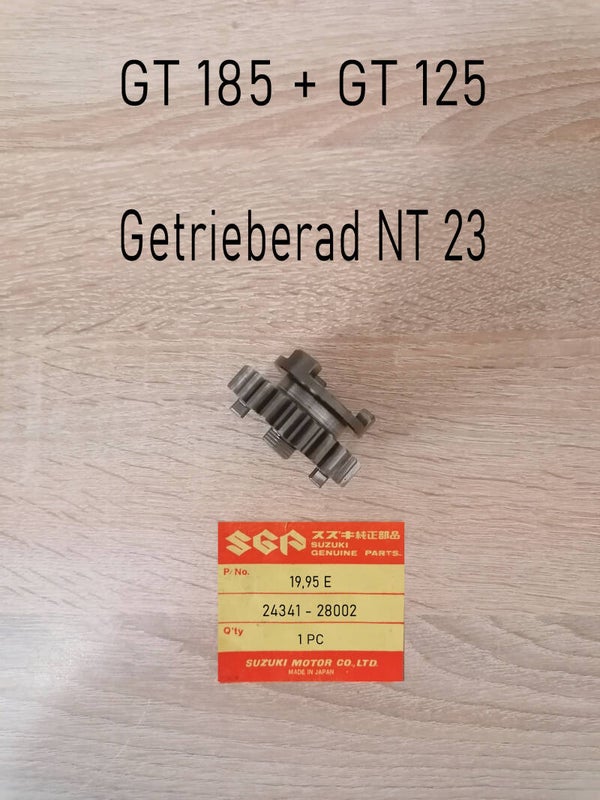 Suzuki GT 185 + GT 125 Getrieberad NT 23