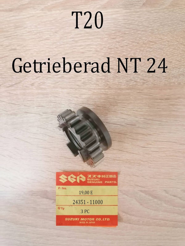 Suzuki T 20 Getrieberad NT 24