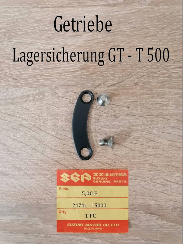 Suzuki GT 500 + T 500 Lagersicherung gebraucht.
