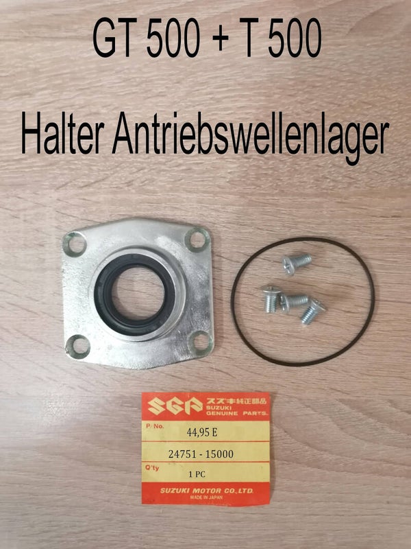 Suzuki GT 500 + T500 Halter Antriebswellenlager