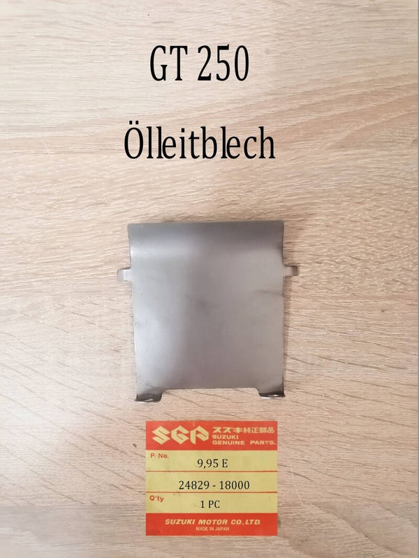Suzuki GT 250 Ölleitblech gebraucht.