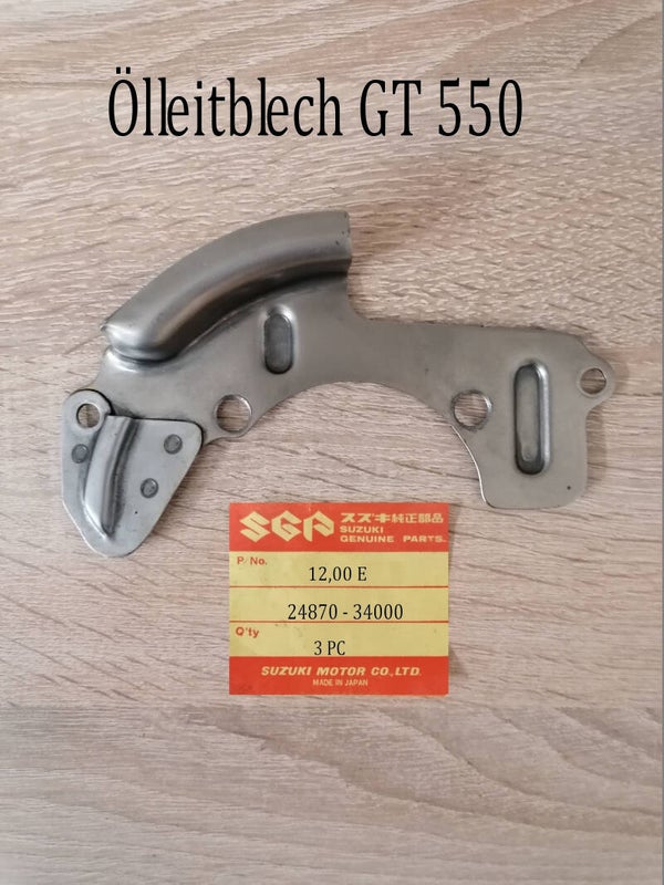 Suzuki GT 550 Ölleitblech