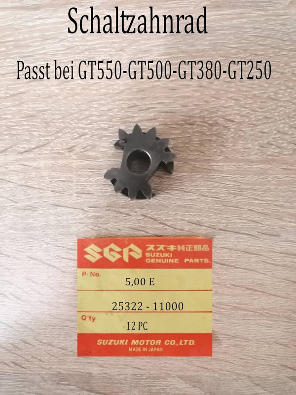 Suzuki GT 550 Schaltzahnrad gebraucht.