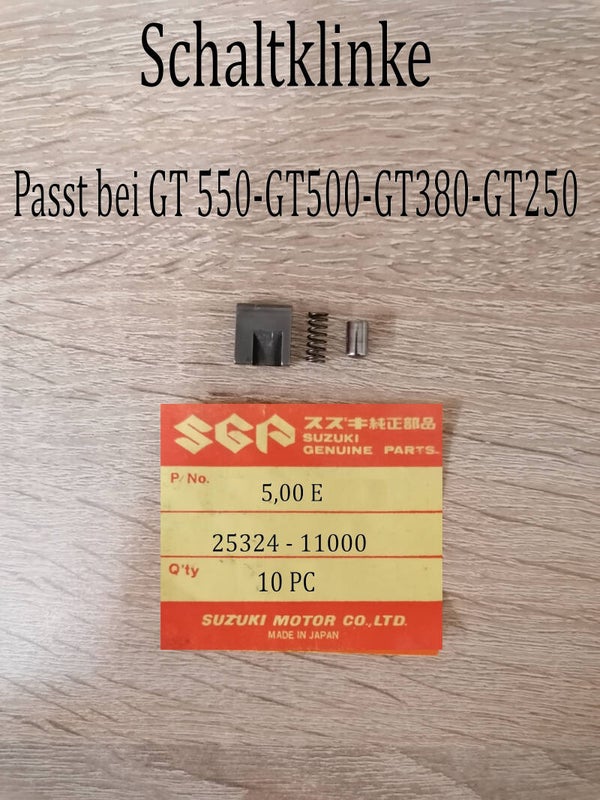 Suzuki GT 500 + T 500 Schaltklinke