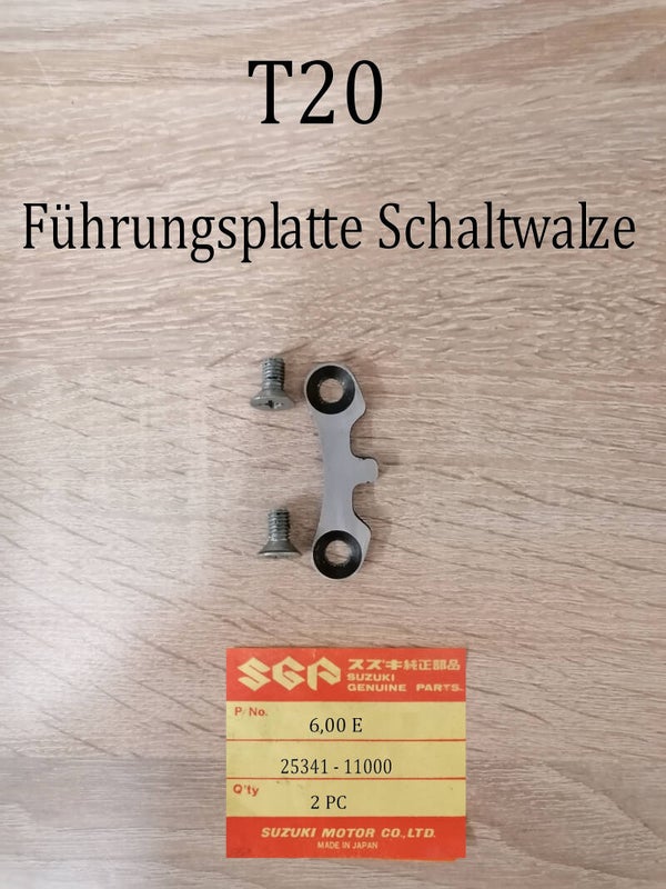 Suzuki T 20 Führungsplatte Schaltwalze