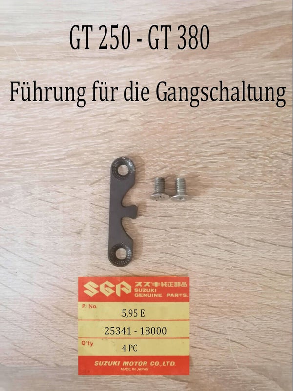 Suzuki GT 250 Führung Gangschaltklinke gebraucht.