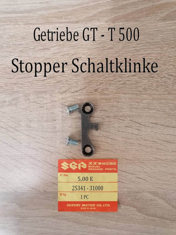 Suzuki GT 500 + T 500 Sopper Schaltklinke gebraucht.