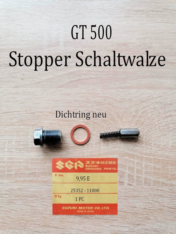 Suzuki GT 500 + T 500 Stopper Schaltwalze