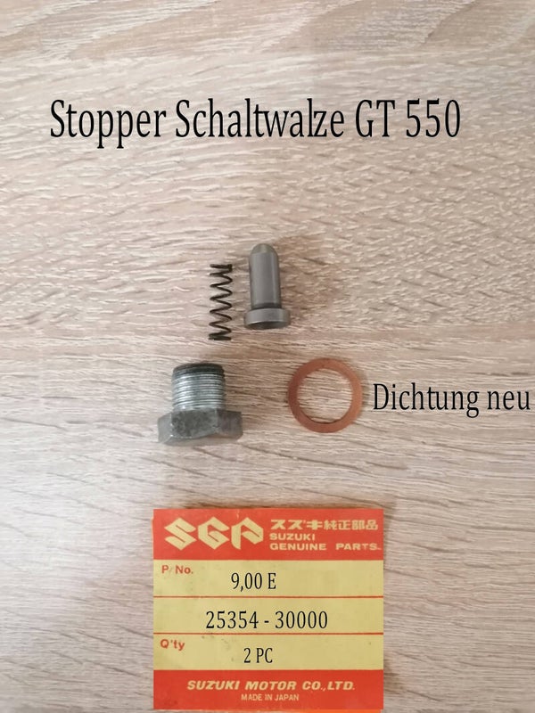 Suzuki GT 550 Stopper Schaltwalze gebraucht.
