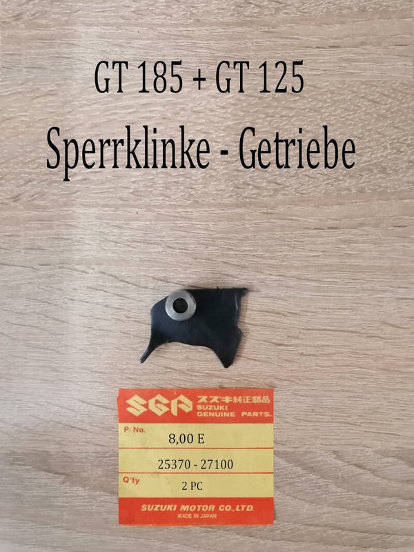Suzuki GT 185 + GT 125 Sperrklinke Getriebe