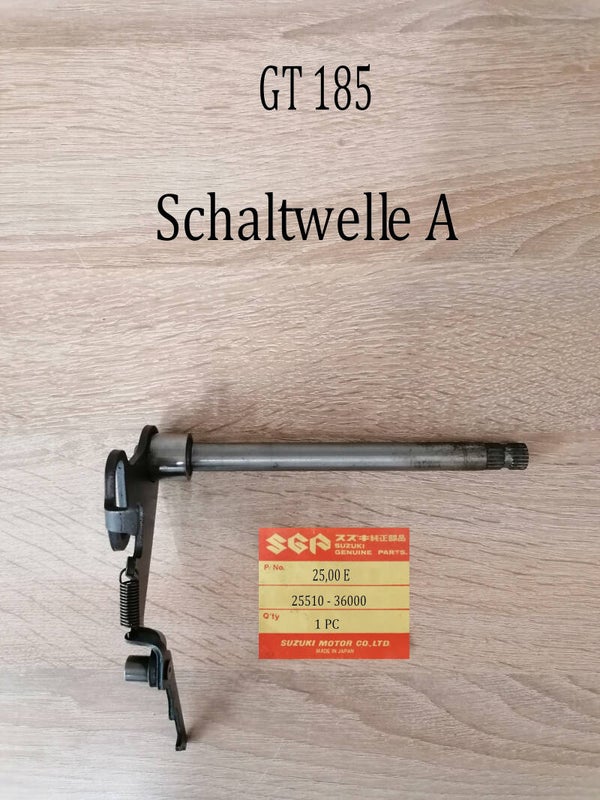 Suzuki GT 185 Schaltwelle A