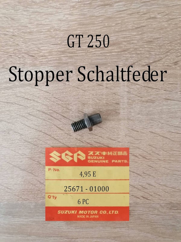 Suzuki GT 250 Stopper Schaltfeder gebraucht.