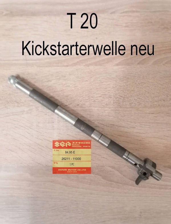 Suzuki T 20 Kickstarterwelle neu