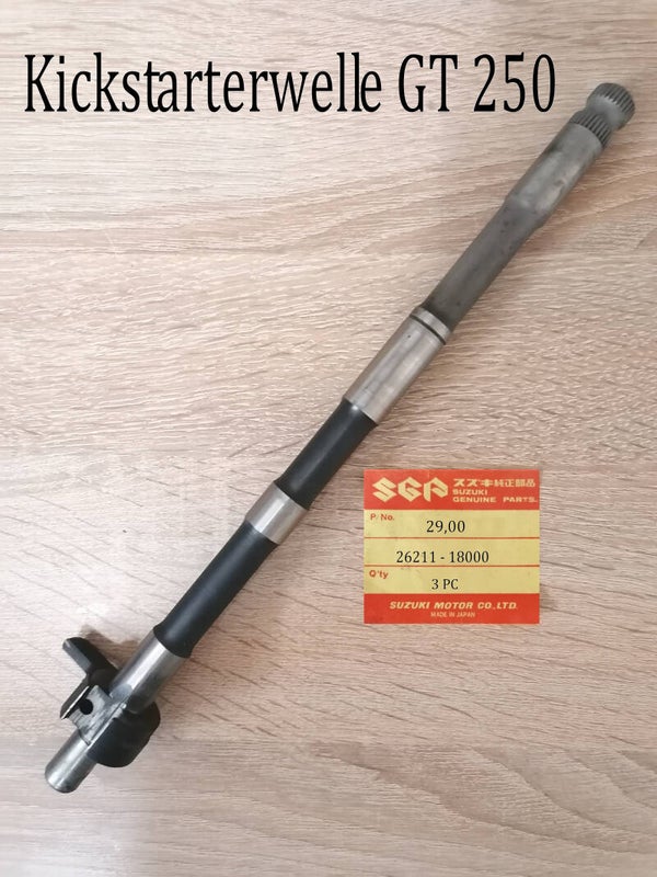 Suzuki GT 250 Kickstarterwelle