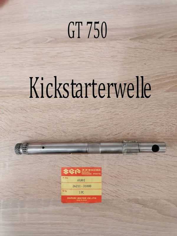 Suzuki GT 750 Kickstarterwelle