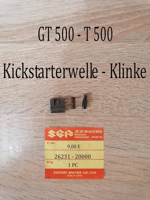 Suzuki GT 500 + T 500 Klinke Kickstarterwelle
