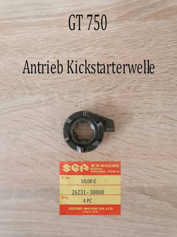 Suzuki GT 750 Antrieb Kickstaterwelle