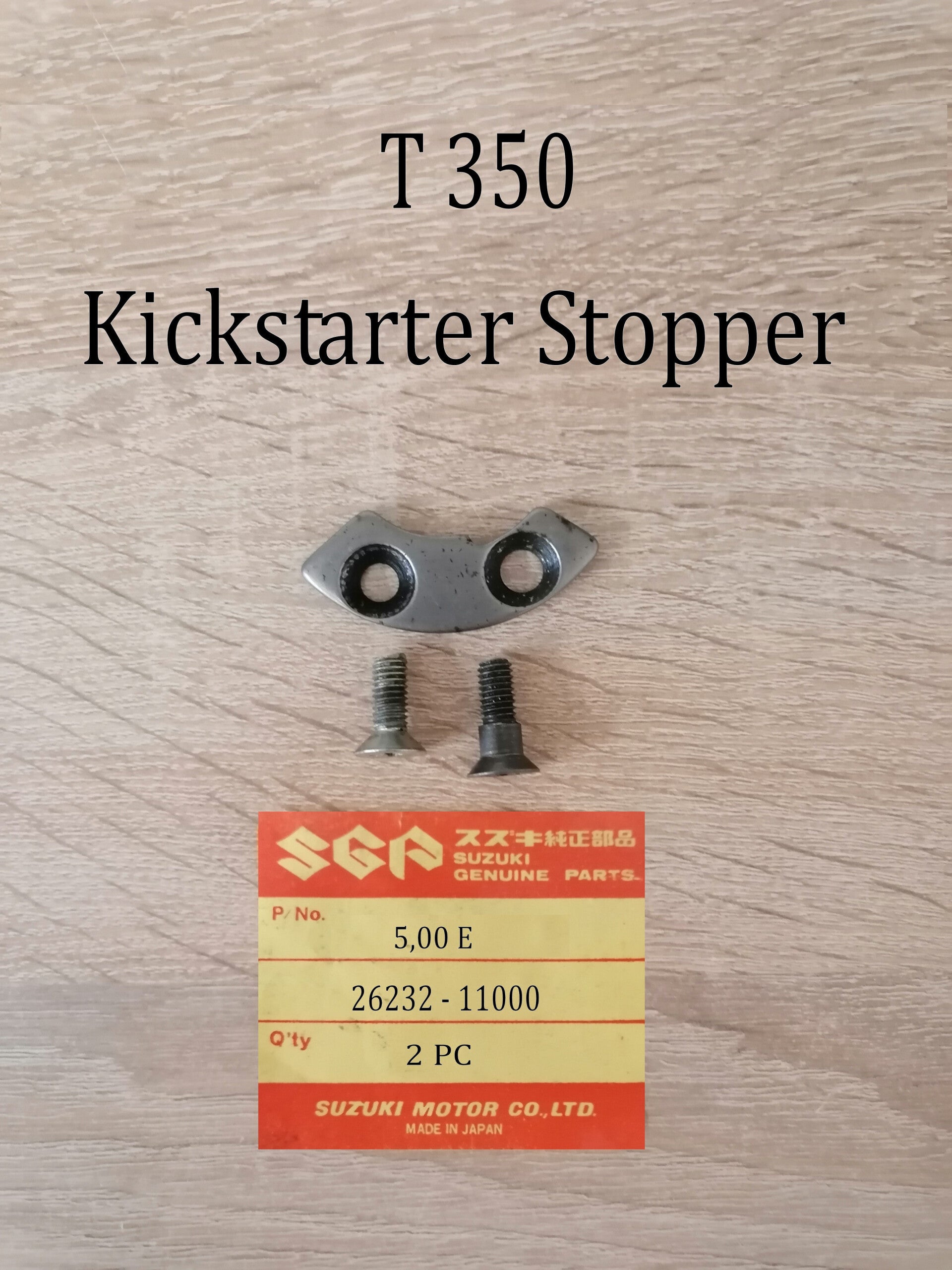 Suzuki T 350 Stopper Kickstarter