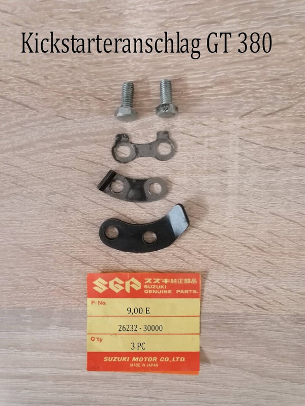 Suzuki GT 380 Kickstarteranschlag