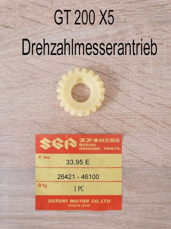 Suzuki GT 200 Drehzahlmesserantrieb neu.