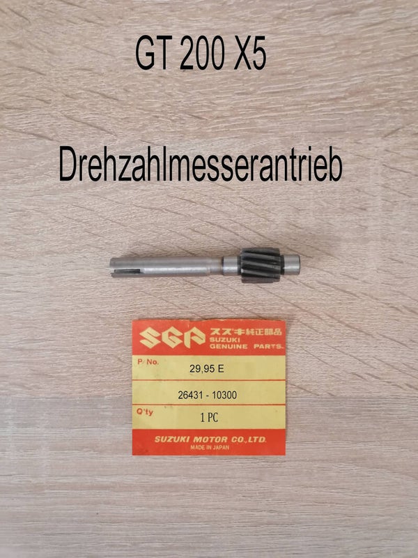 Suzuki GT 200 X5 Drehzahlmesserantrieb neu.