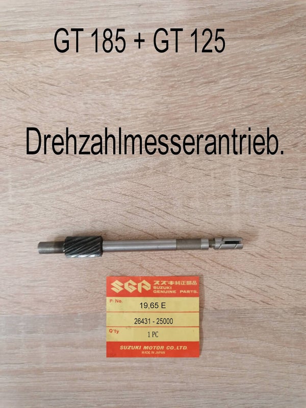 Suzuki GT 185 + GT 125 Drehzahlmesserantrieb neu.