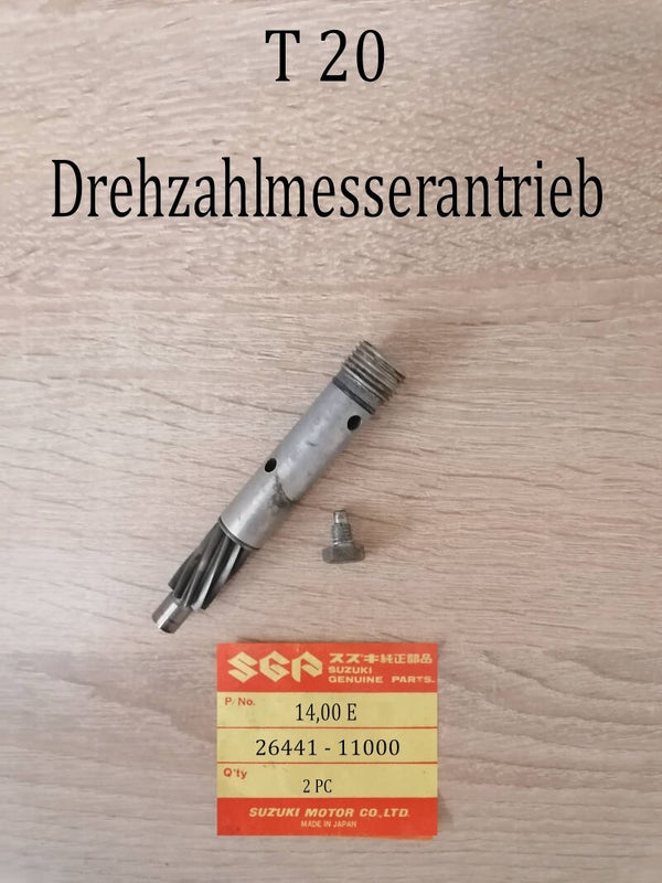Suzuki T 20 Drehzahlmesserantrieb gebraucht.