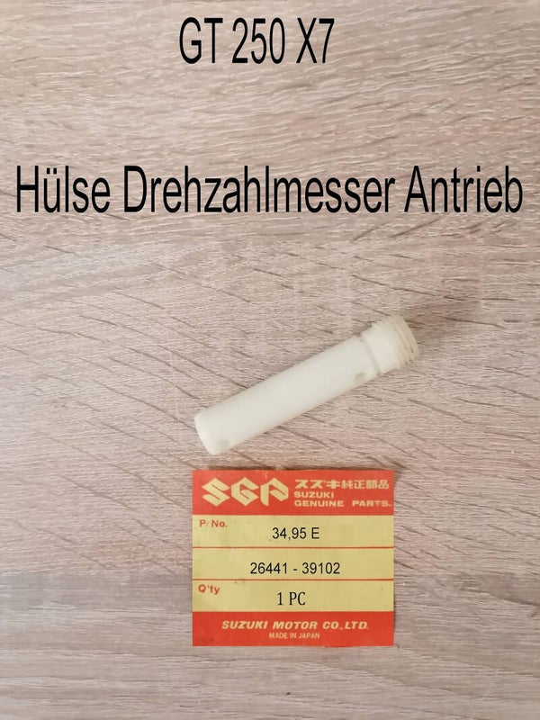 Suzuki GT 250 X7 Hülse Drehzahlmesser Antrieb neu.
