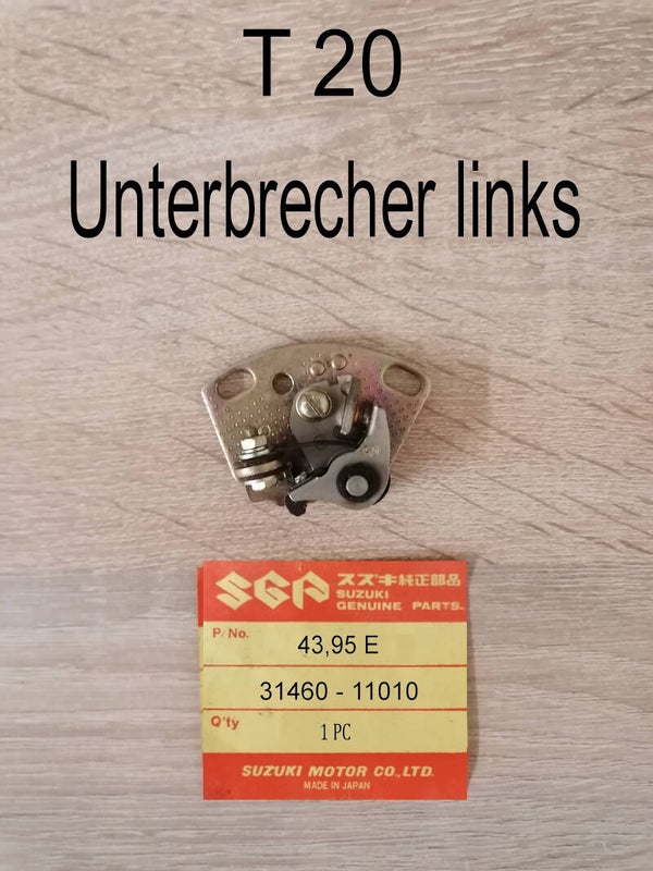 Suzuki T 20 Unterbrecher links