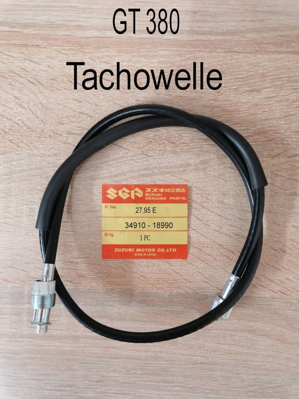 Suzuki GT 380 Tachowelle neu.