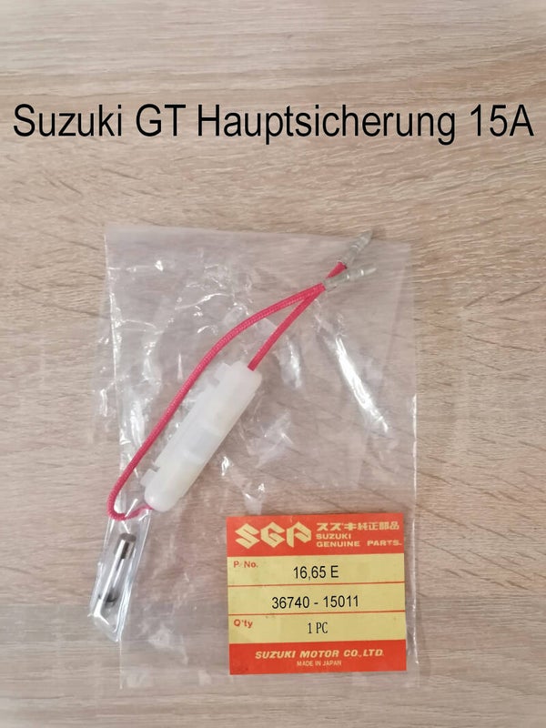 Suzuki GT Original -  Hauptsicherung 15A neu.