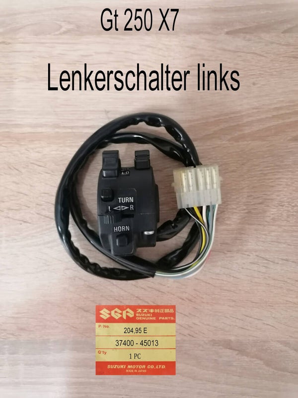 Suzuki GT 250 X7 Lenkerschalter links neu.