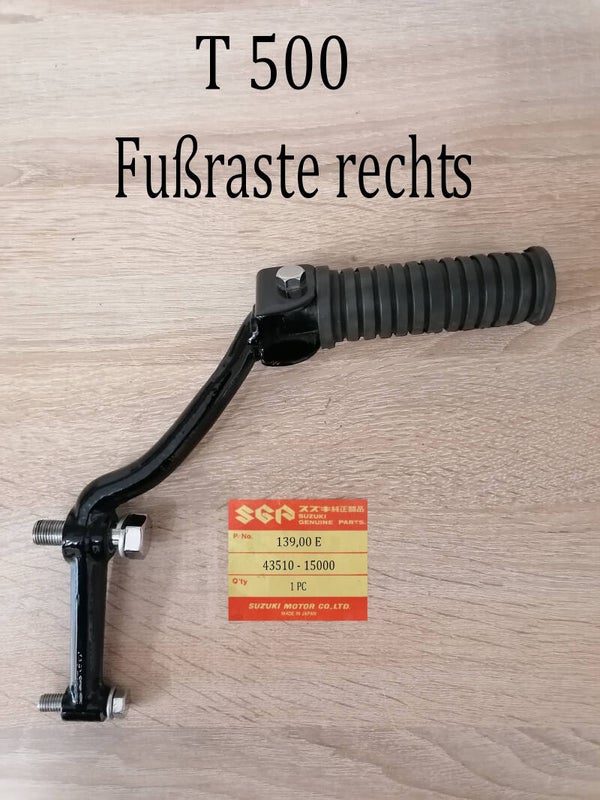 Suzuki T 500 Fußraste rechts gebraucht.