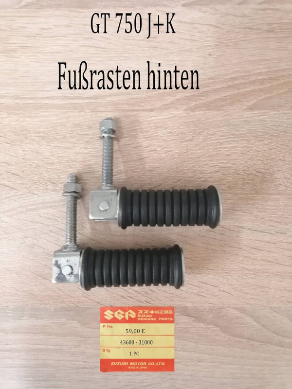 Suzuki GT 750 J+K Fußrasten hinten