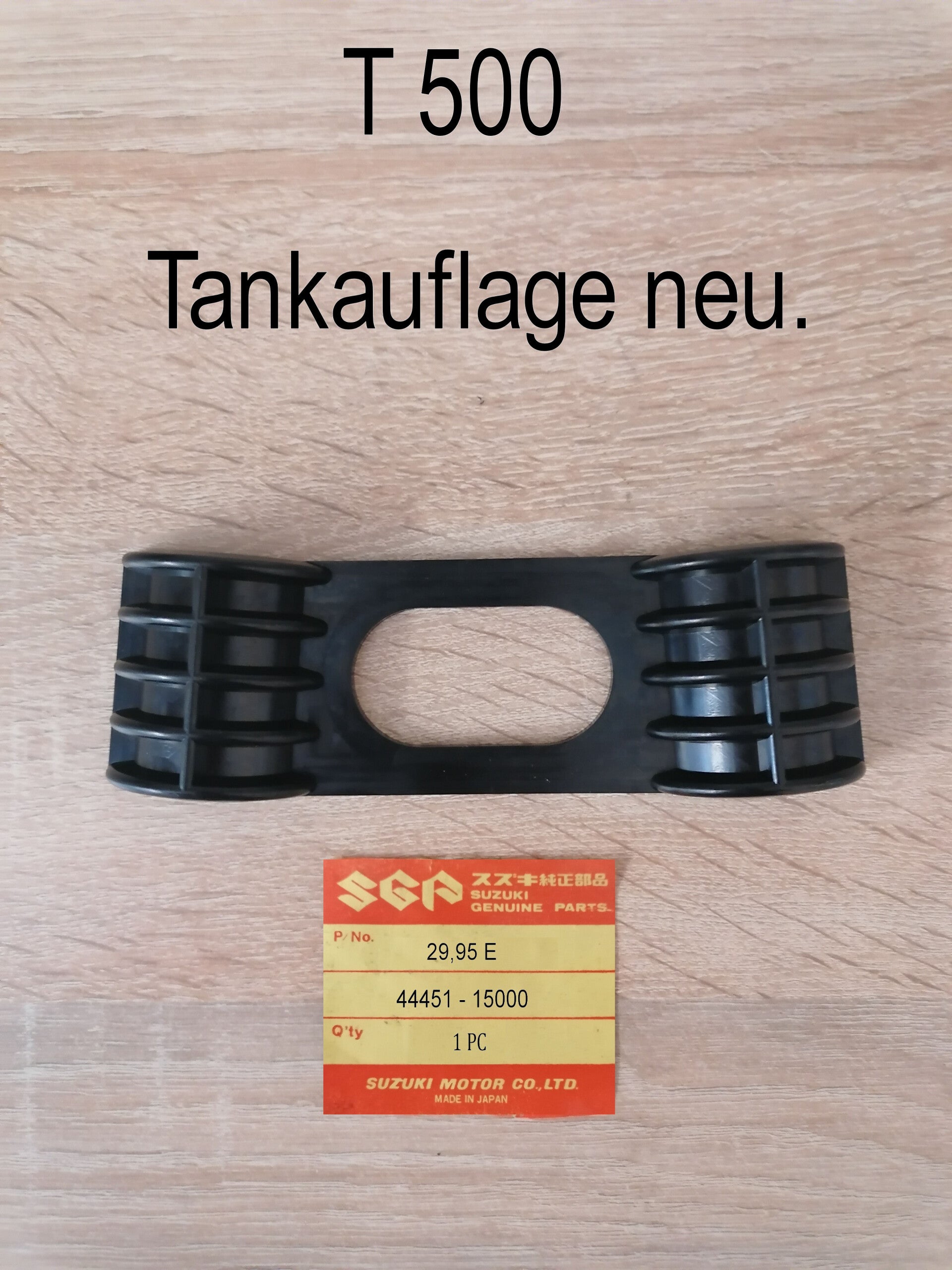 Suzuki T500 Gummi - Tankauflage neu.