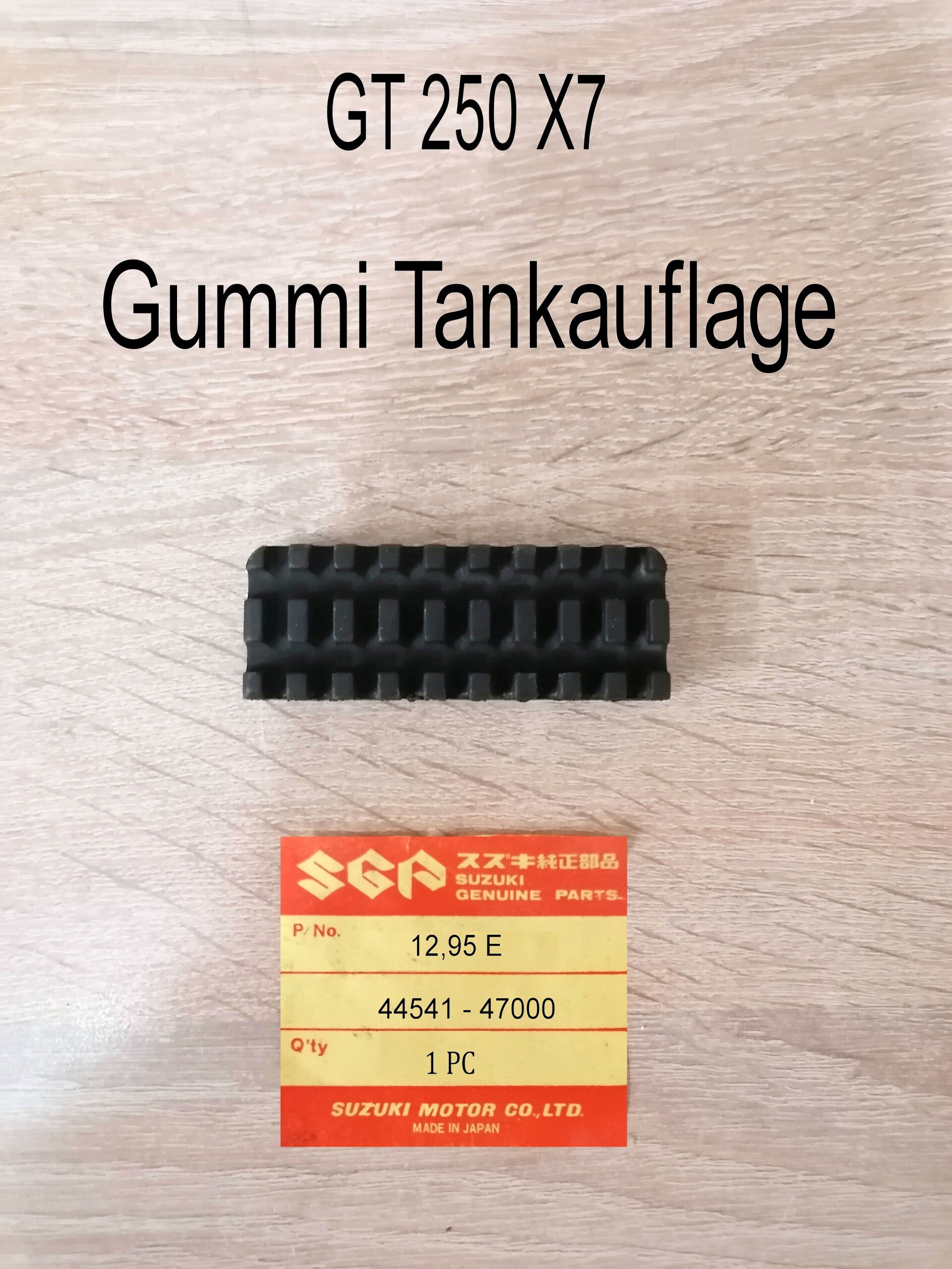Suzuki GT 250 X7 Gummi Tankauflage